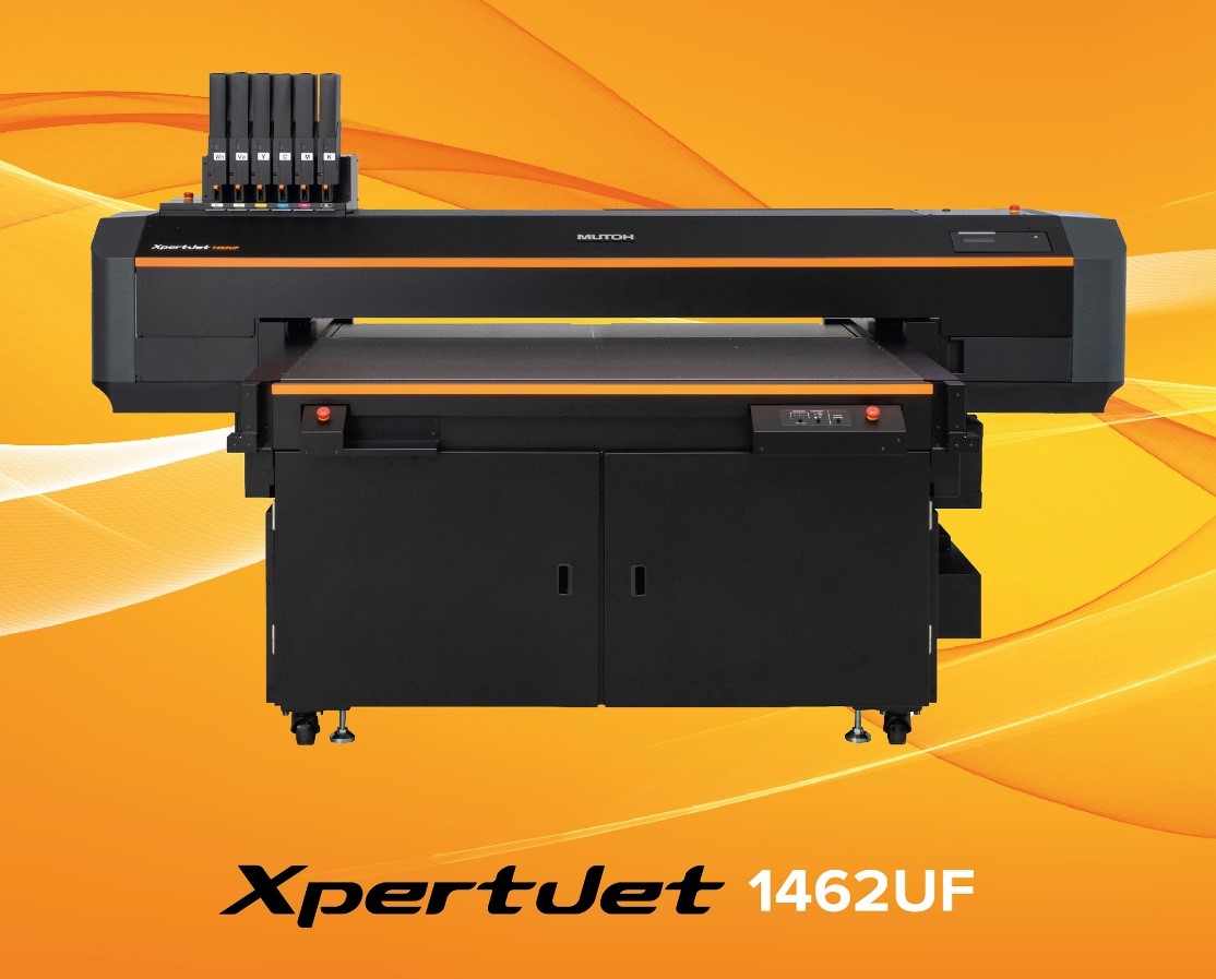 Nuova stampante Mutoh UV-LED flatbed XpertJet 1462UF A1+