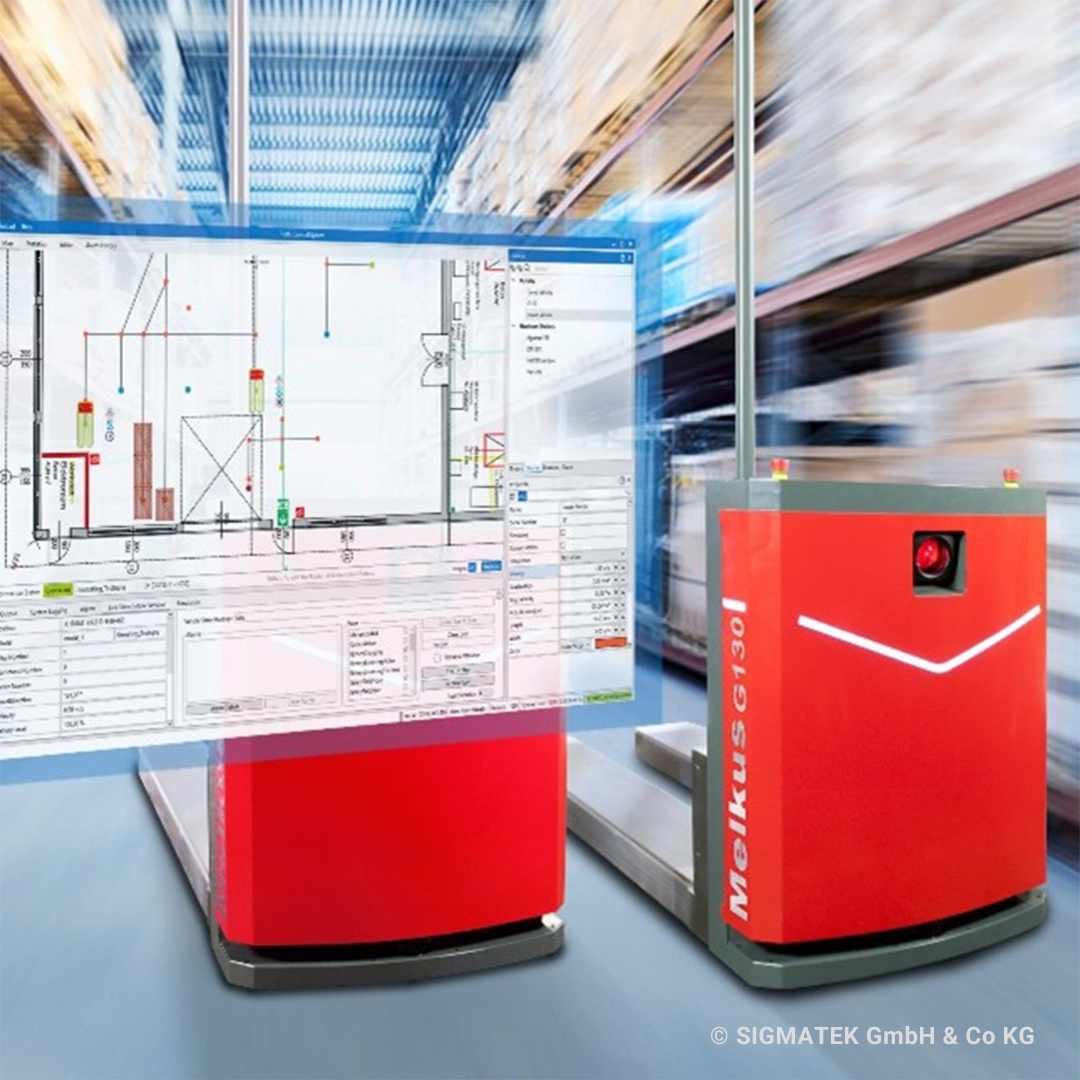 Il software  Real-time per AGV e AMR rivoluziona l'intralogistica