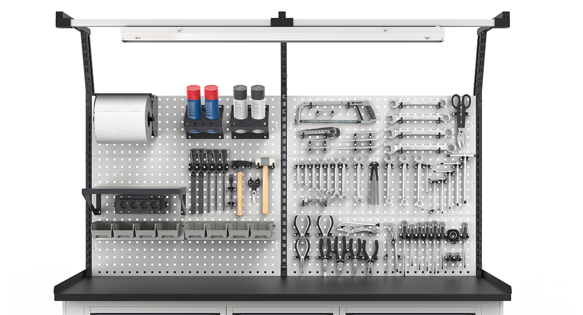 Pareti porta attrezzi Work look
