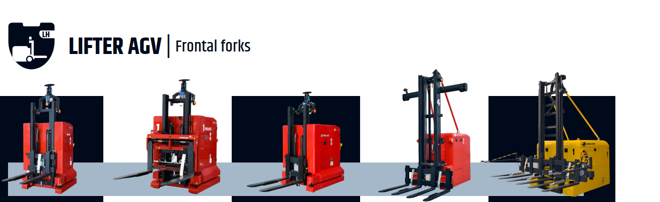 AGV Elevatori a guida autonoma serie LH - AGV Vehicles, LH series (Lifters) (Automated Guided Vehicles)