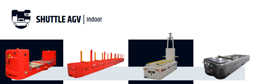 AGV Elevatori a guida autonoma serie SH - AGV Vehicles, SH series (Shuttle)